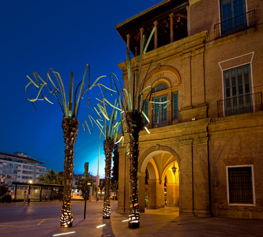 Palmeras de MUHER en la ciudad de Murcia - 1