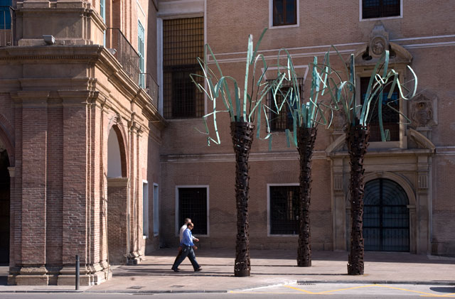 Palmeras de MUHER en la ciudad de Murcia - 2