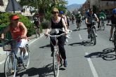 Más de 100 personas participaron ayer en el paseo en bicicleta de los XVI Encuentros Deportivos de la Mujer