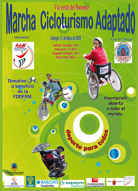 La Vía Verde acogerá una marcha de cicloturismo adaptado - 1, Foto 1