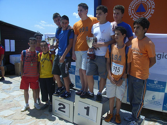 Un total de 45 escolares de Totana participan en la Final Regional Escolar de Aquatlón” celebrada en San Pedro del Pinatar - 3, Foto 3