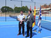 En funcionamiento las dos nuevas pistas de tenis del polideportivo Municipal de Jumilla