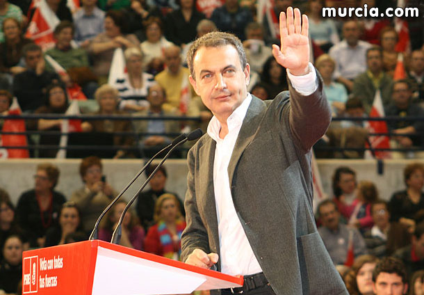 Zapatero interviene mañana en Murcia en el primer gran acto de campaña de las Elecciones Europeas - 1, Foto 1