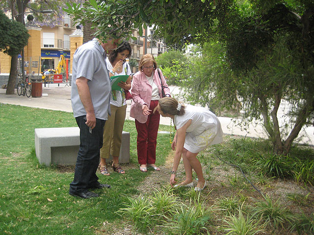 La concejal de Medio Ambiente y Calidad Urbana ya ha visitado todos los jardines de ocho pedanías y cinco barrios - 1, Foto 1