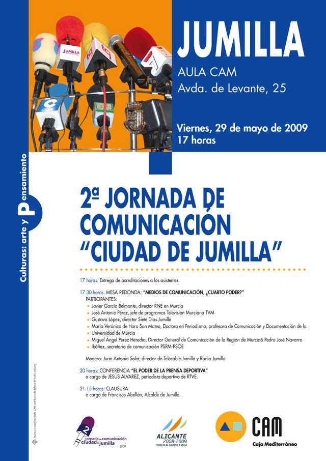 El próximo 29 de Mayo se celebra  en Jumilla la II jornada de comunicación con la presencia de Jesús Álvarez - 2, Foto 2