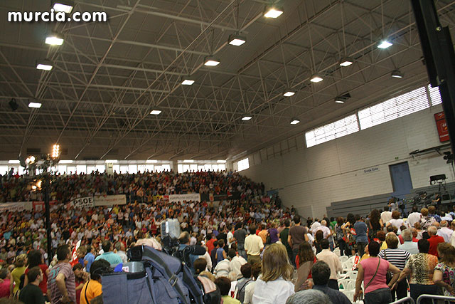 Nueve heridos leves antes de la intervención de Zapatero en un mitin en Murcia - 1, Foto 1