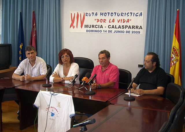 Lorquí acoge la presentación de la “XIV Ruta Mototurística Por la vida” - 1, Foto 1