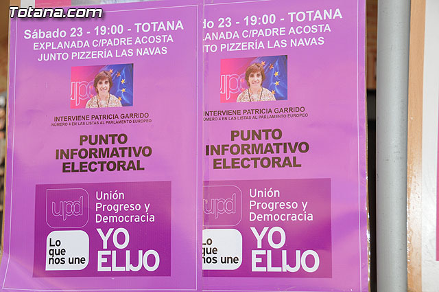 UPyD ofreci una charla informativa en la tarde del sbado - 14