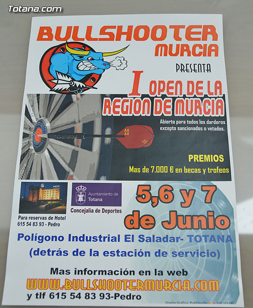 Totana acogerá el “I Open de Dardos- Bullshooter de la Región de Murcia” durante los días 5, 6 y 7 de junio, Foto 4