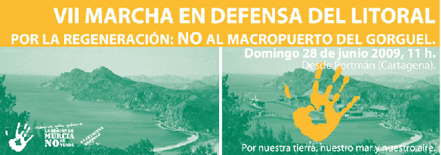 La Coordinadora La Región de Murcia No Se Vende convoca la VII Marcha en Defensa del Litoral - 1, Foto 1