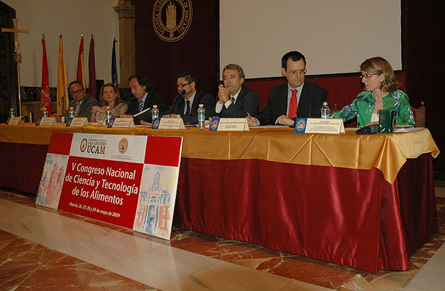 La UCAM inauguró el V Congreso Nacional de Ciencia y Tecnología de los Alimentos - 1, Foto 1