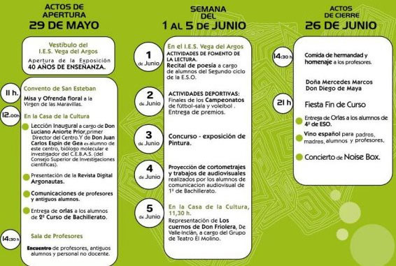 El Instituto Vega del Argos celebra su 40 Aniversario - 1, Foto 1