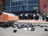Con la entrega de los últimos 100 cascos concluye la Campaña de Seguridad Vial promovida por el Ayuntamiento de Águilas