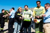 Más de doscientas personas se movilizan en el simulacro de incendio forestal realizado hoy en el Parque Regional de Sierra Espuña