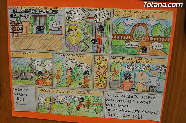 La concejal de Educacin entrega los premios del concurso de cmics contra el absentismo escolar - 8
