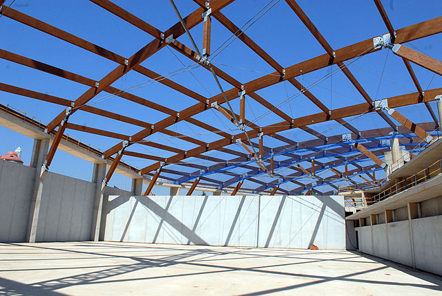 El Palacio de Deportes sobrepasa el ecuador de su ejecución - 3, Foto 3