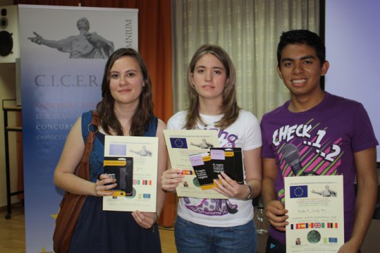 Entrega de premios del concurso internacional CICERO, Foto 1