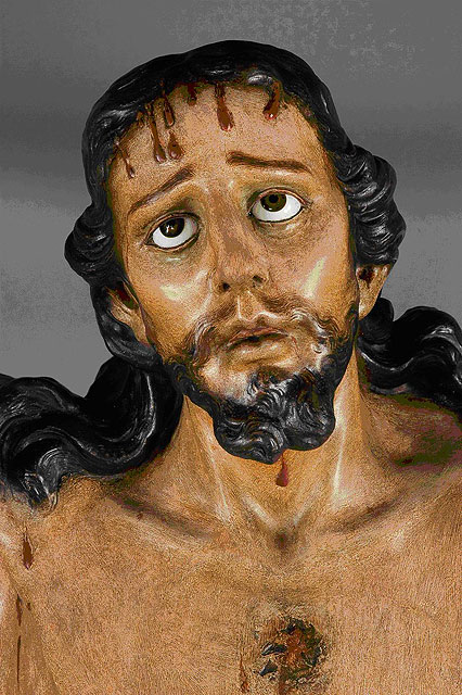 Cultura restaura el Cristo de la Agonía del Hospital de la Caridad de Cartagena - 1, Foto 1