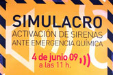 Mañana se realizará un simulacro de accidente químico en Alcantarilla, con activación de las dos sirenas