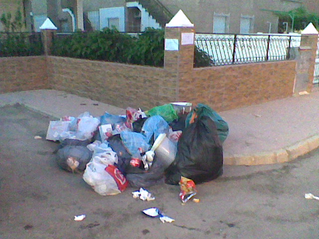 El Ayuntamiento de los Alcazares modifica los puntos de recogida de basura y consiente que quede tirada varios días en aceras y calles, según UPyD - 1, Foto 1