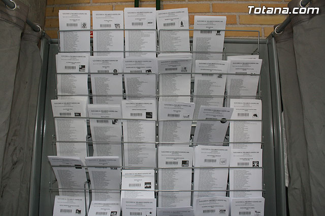 La participación en las elecciones al Parlamento Europeo en Totana asciende al 40,97 por ciento, a las 18:00 horas - 1, Foto 1