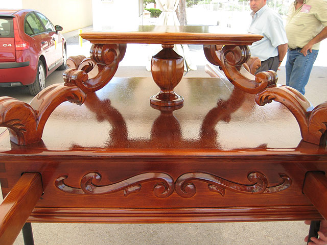 Los vecinos de Cazalla cuenta con un nuevo trono para la romería de San Isidro - 2, Foto 2