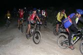 La ruta nocturna en bicicleta del pasado sábado tuvo una excelente aceptación con más de 50 participantes