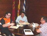 El Ayuntamiento de Jumilla firma un convenio con Proteccin Civil por valor de 80.000 euros