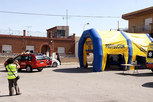 Alumbres vive un simulacro de un accidente férreo con mercancías peligrosas - 5, Foto 5