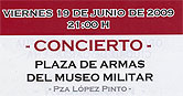 Concierto en la Plaza de Armas del Museo Militar