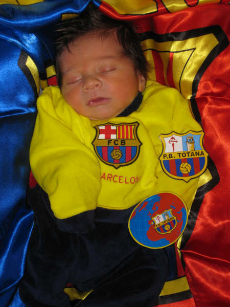 José Miguel Munuera Munuera, el socio más joven de la Peña Barcelonista de Totana, Foto 1