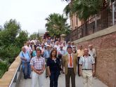 El alcalde de guilas asiste a una jornada de convivencia junto a jubilados ferroviarios