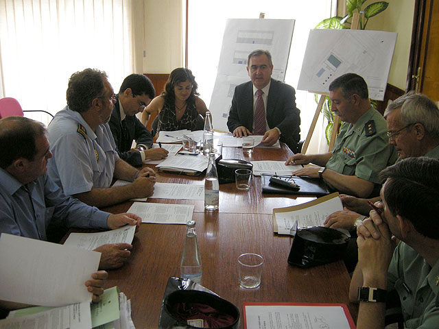 El delegado del Gobierno copreside la Junta Local de Seguridad en Fuente Álamo - 1, Foto 1