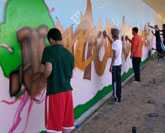 El graffiti ms joven se asienta en Lorqu