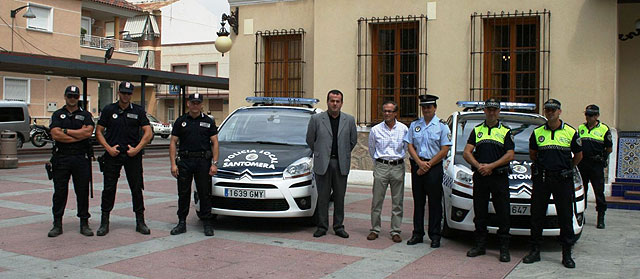 La Comunidad entrega dos nuevos vehículos patrulla para la Policía Local de Santomera - 1, Foto 1