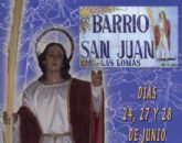 El programa de actividades de las fiestas del Barrio de San Juan de El Paretón arranca mañana miércoles 24 de junio