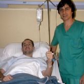 El jugador de ElPozo lvaro, operado con xito