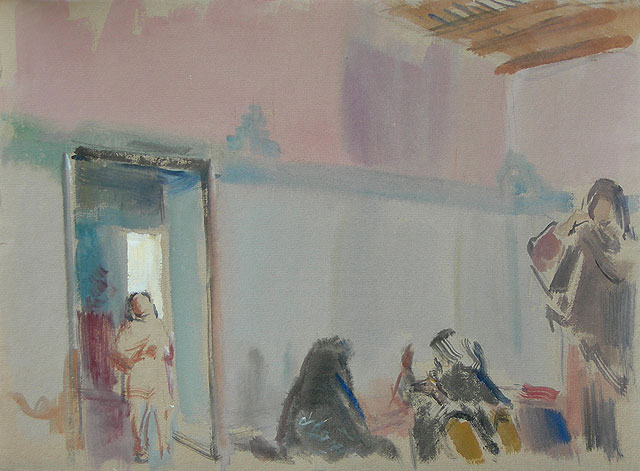 El pintor murciano Pedro Serna inaugura su exposición “Un acuarelista en Marruecos” dentro de La Mar de Arte - 2, Foto 2