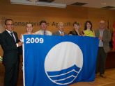 El Alcalde recoge en Murcia las Banderas Azules otorgadas al municipio