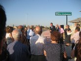 El Alcalde inaugura una calle en La Albatala en homenaje a Paco Esteban