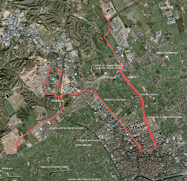 Proponen que el nuevo tranvía circule por la mediana de las avenidas Juan de Borbón, Juan Carlos I y Ronda de Levante - 1, Foto 1