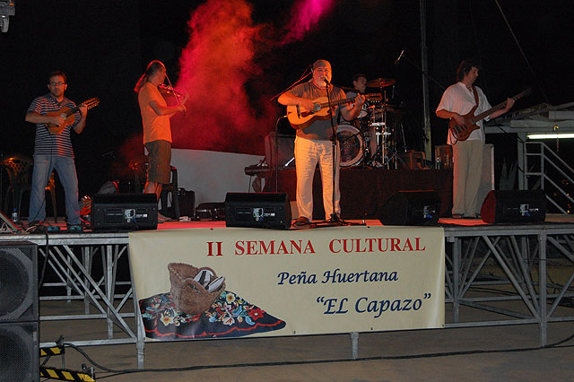El folk de Manuel Luna ilumina la “II Semana Cultural” de la peña “El Capazo” de Lorquí - 1, Foto 1