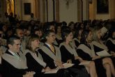 Los nuevos diplomados en Enfermera de la UCAM celebran su graduacin