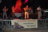 El folk de Manuel Luna ilumina la “II Semana Cultural” de la peña “El Capazo” de Lorqu