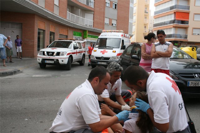 El segundo día de vigencia del Plan COPLA 2009 del Ayuntamiento de Águilas se salda con varias intervenciones del Equipo Médico Municipal - 1, Foto 1