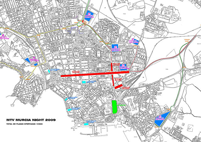 La ciudad se prepara para la celebración del MTV Murcia Night - 2, Foto 2