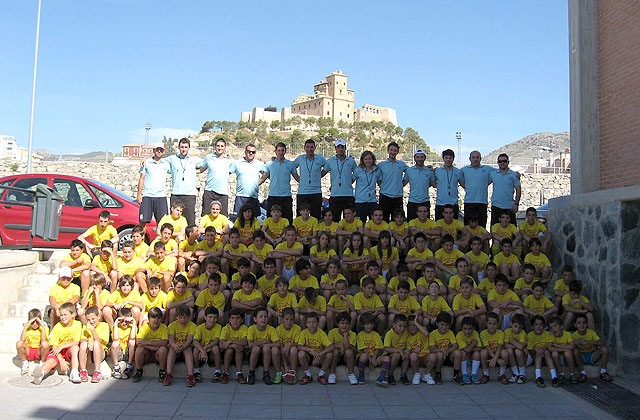90 niños asisten a la X edición del Campus de Fútbol y Fútbol Sala de Caravaca - 1, Foto 1