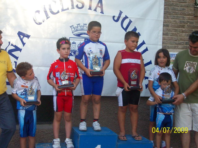 José Ángel Camacho, del Club Ciclista Santa Eulalia, sube por tercera vez consecutiva al pódium en escuelas de ciclismo, Foto 1