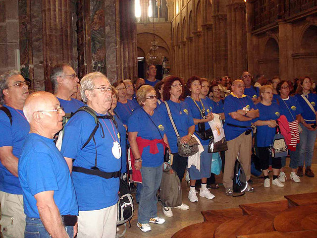 Los mayores culminan su peregrinación en la Catedral de Santiago de Compostela - 4, Foto 4