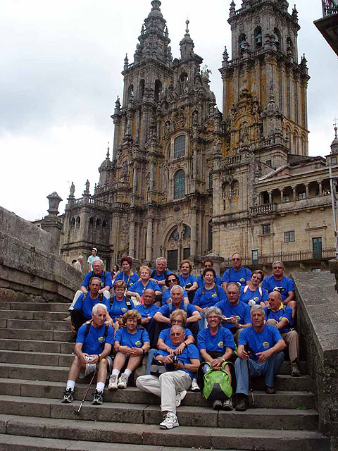 Los mayores culminan su peregrinación en la Catedral de Santiago de Compostela - 5, Foto 5